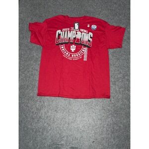 Blue‎ 84 Indiana Hoosiers 2025 Big Ten Football Champions Tee Red XXL NEW